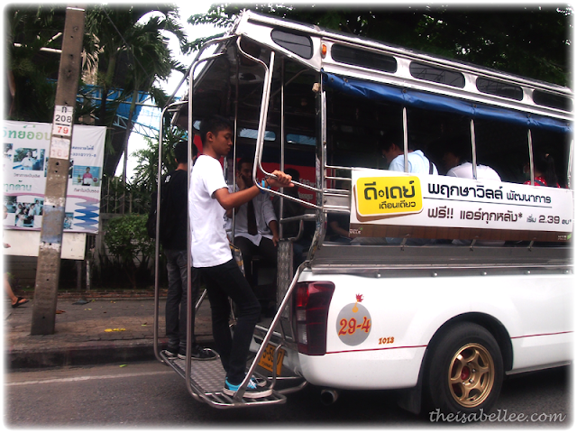 Mini bus tuk tuk in Bangkok Thailand