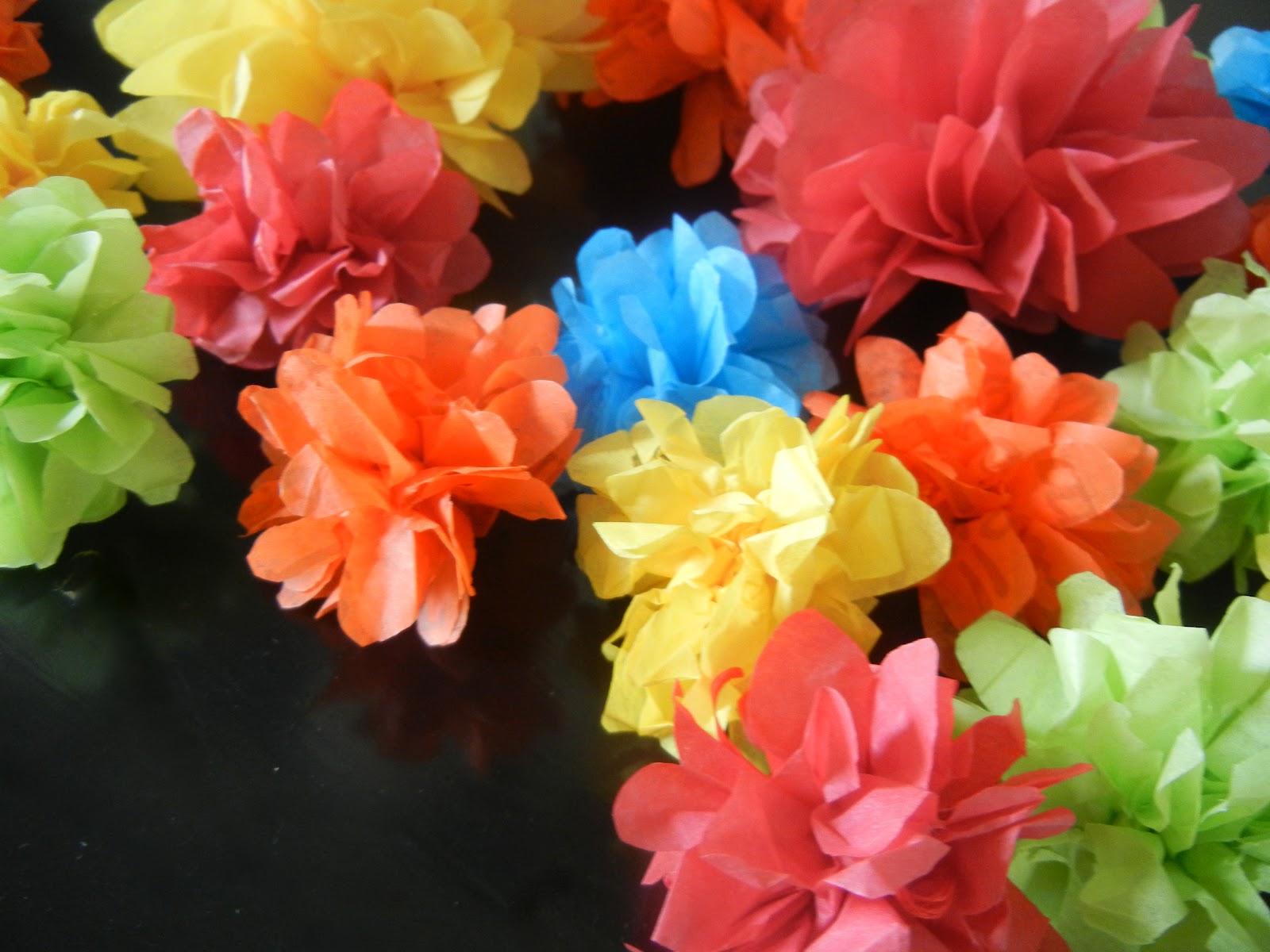 FIESTA Tissue Paper Flowers 12 Count -   Mexican theme baby shower,  Mexican party decorations, Tissue paper flowers