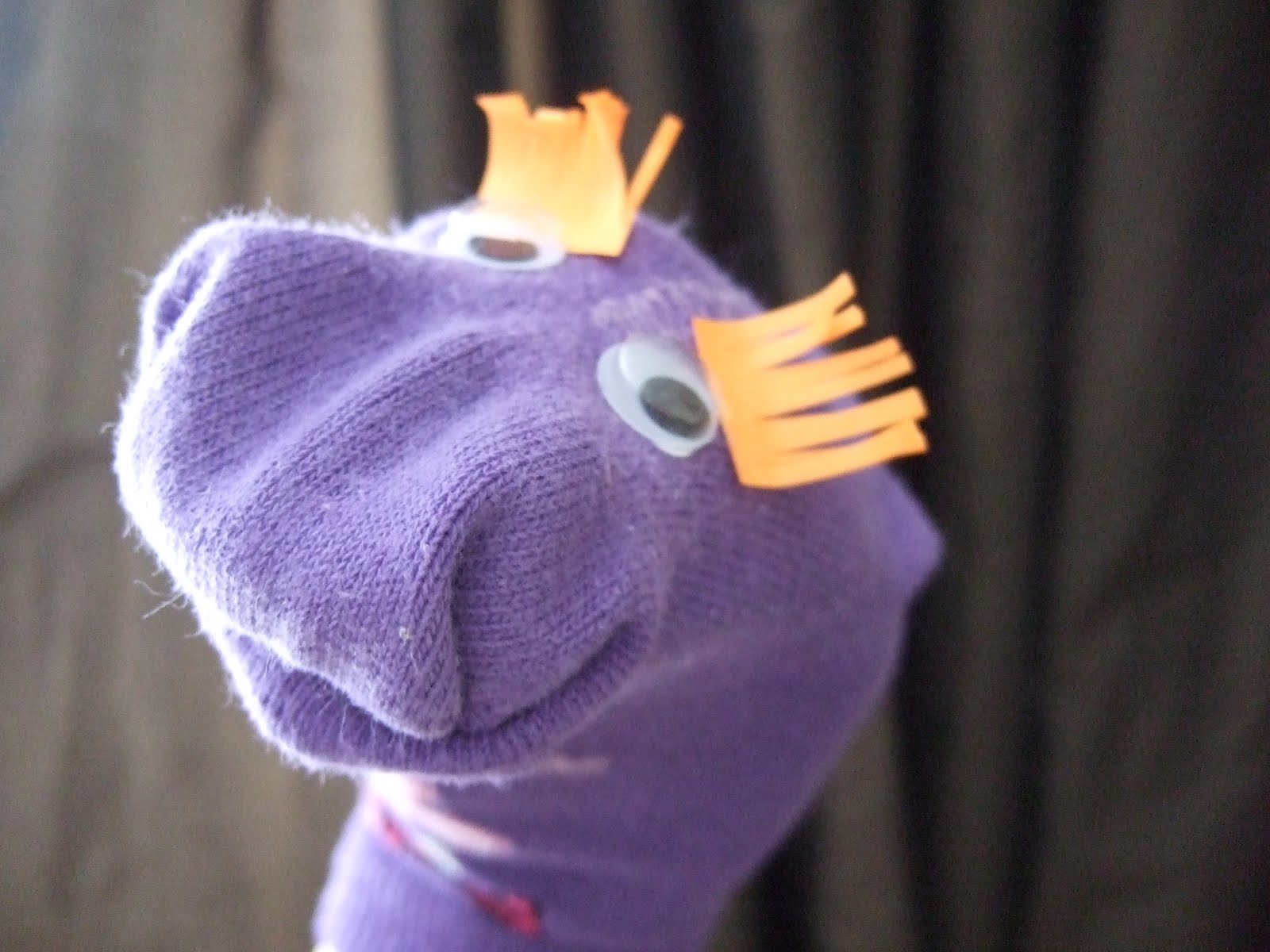 TV raised my kids Sock puppet