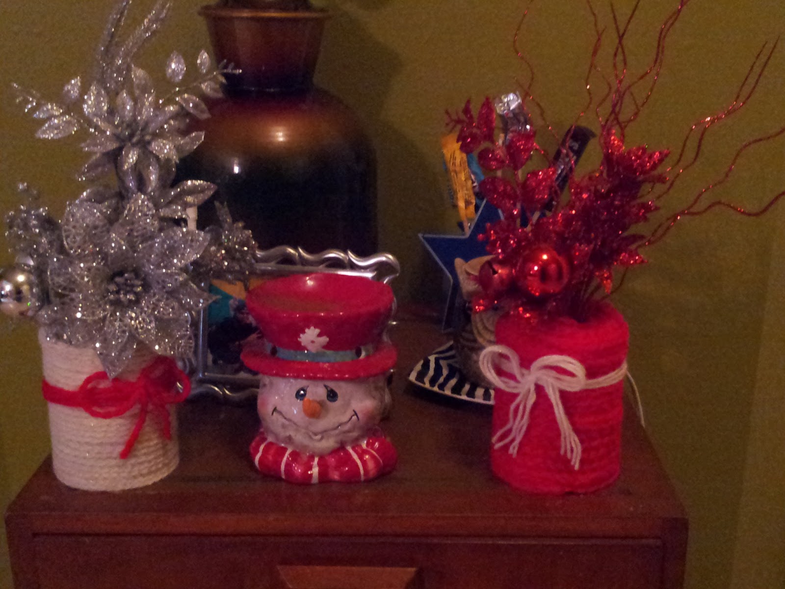 A Lil Bit of This and That ChristmasTin Cans Upcycle DIY