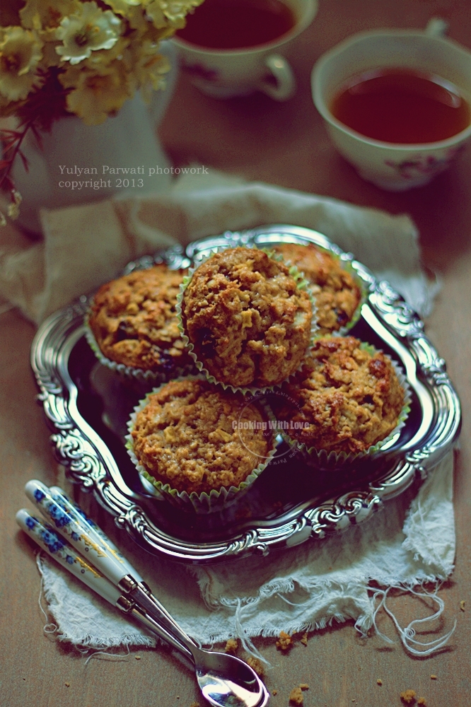 Cooking With Love Oat Cheese Apple Muffin