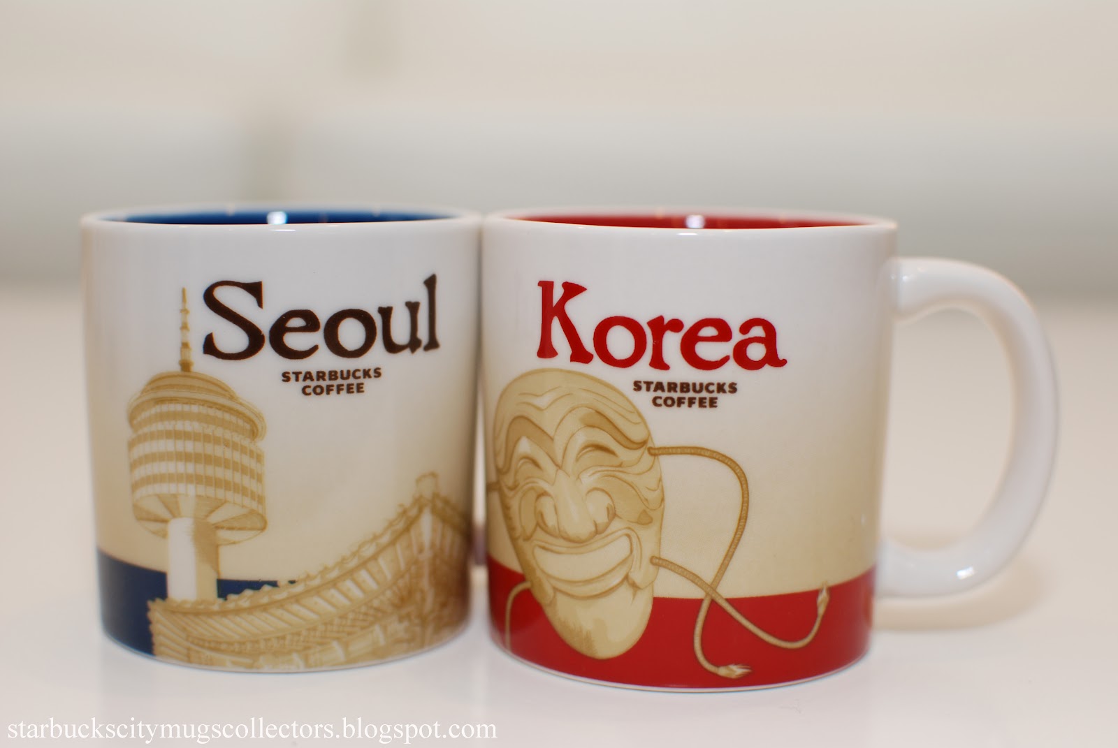 Starbucks City Mugs KOREA AND SOUL