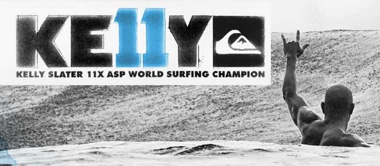 Kelly Slater 11 vezes campeao