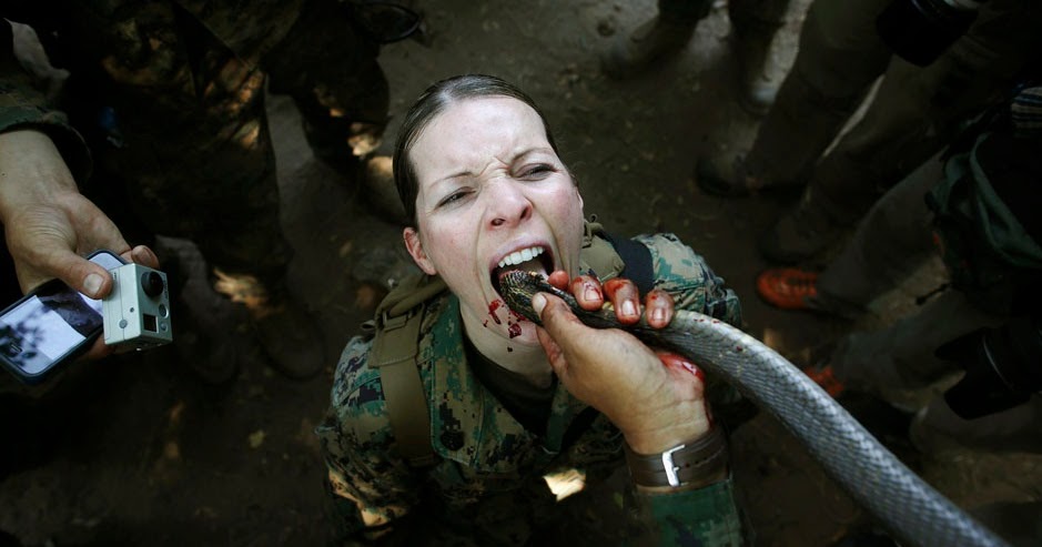 Operation Cobra Gold 2012: U.S. Marines Drink Cobra Blood 