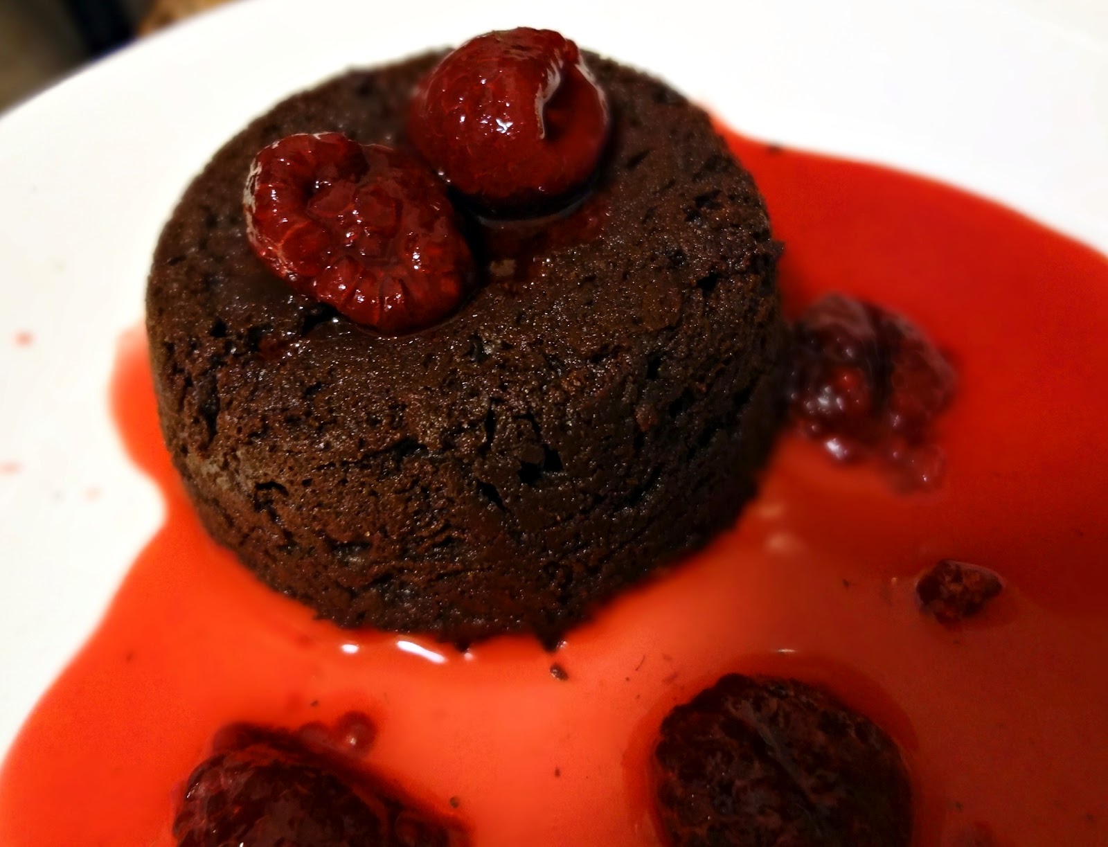 Flourless Microwave Lava Cake Flourless Microwave Lava Cake