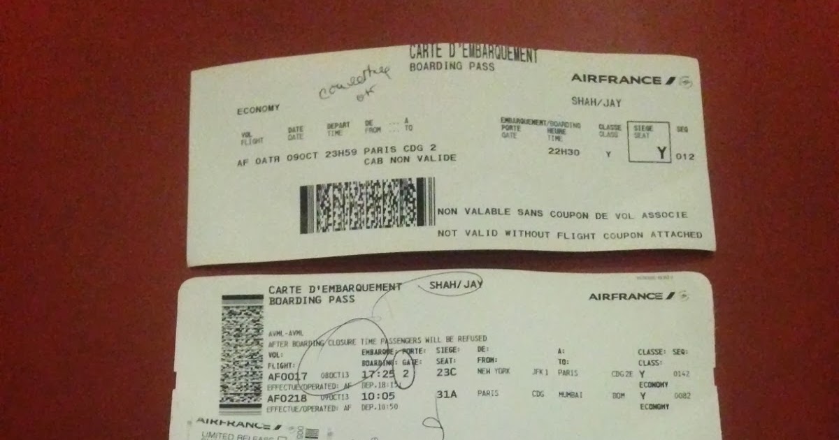 Boarding instructions Consignes d`embarquement www France