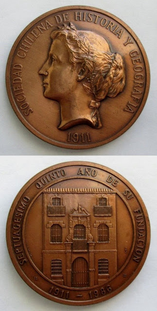 Medalla Sociedad Chilena de Historia y Geografía