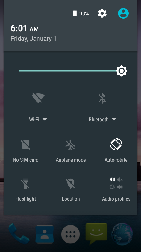 Primo GF4 Notification Bar