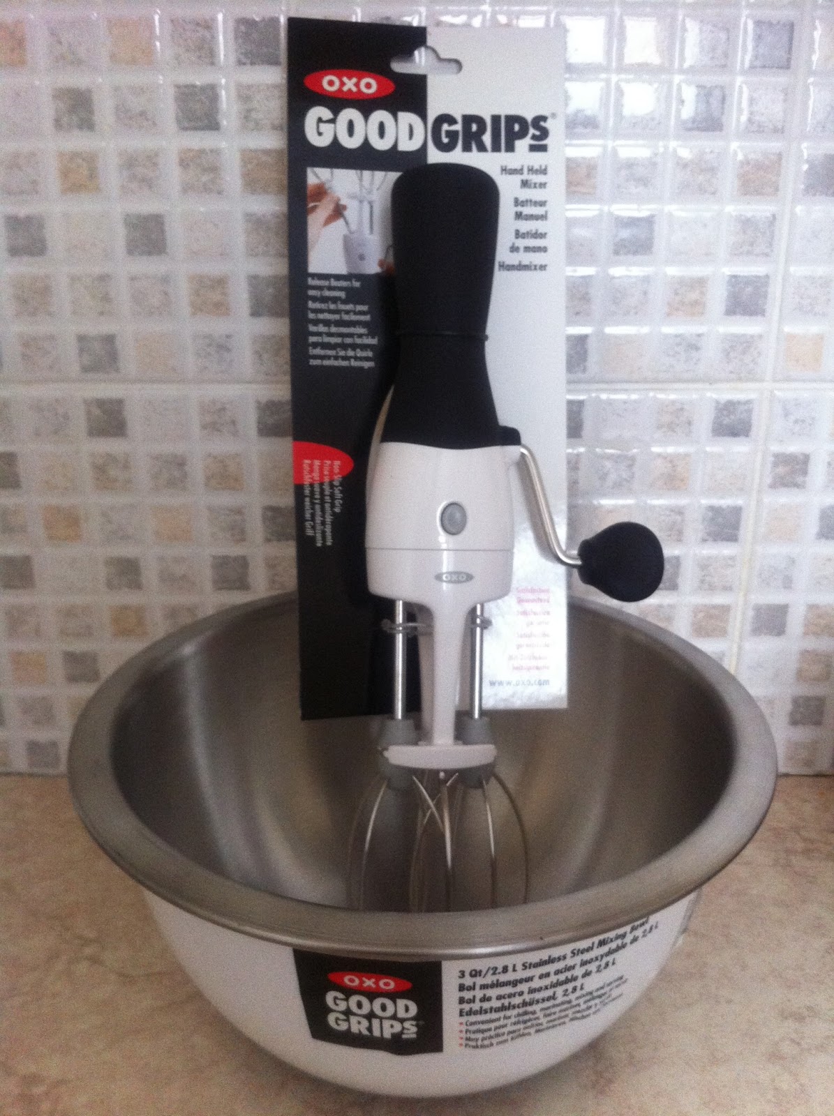 OXO Good Grips HandHeld Mixer and Mixing Bowl Lindy Loves