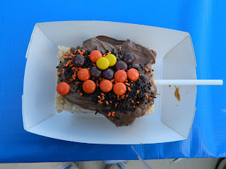 Chocolate rice krispie treat