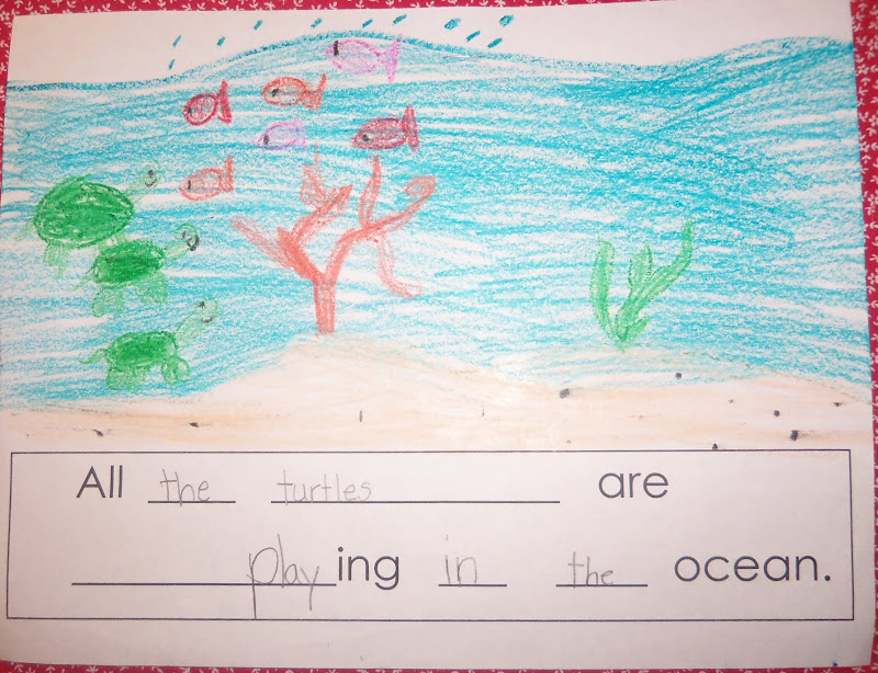 Mrs. Wood's Kindergarten Class Ocean Nouns and Verbs
