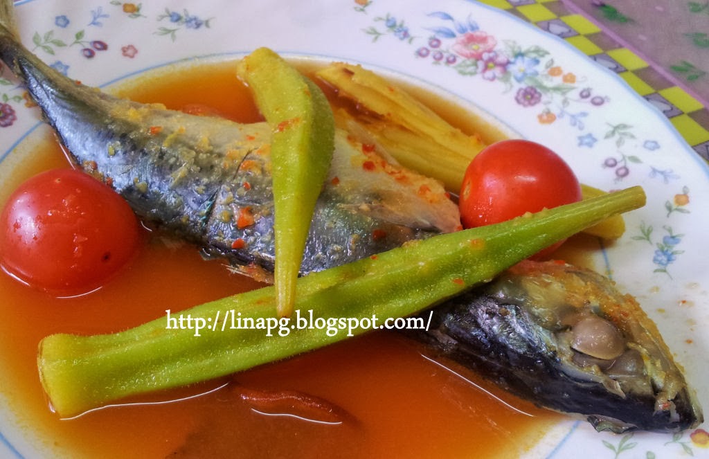 Masak resepi ikan rebus kembung asam Resepi Ikan