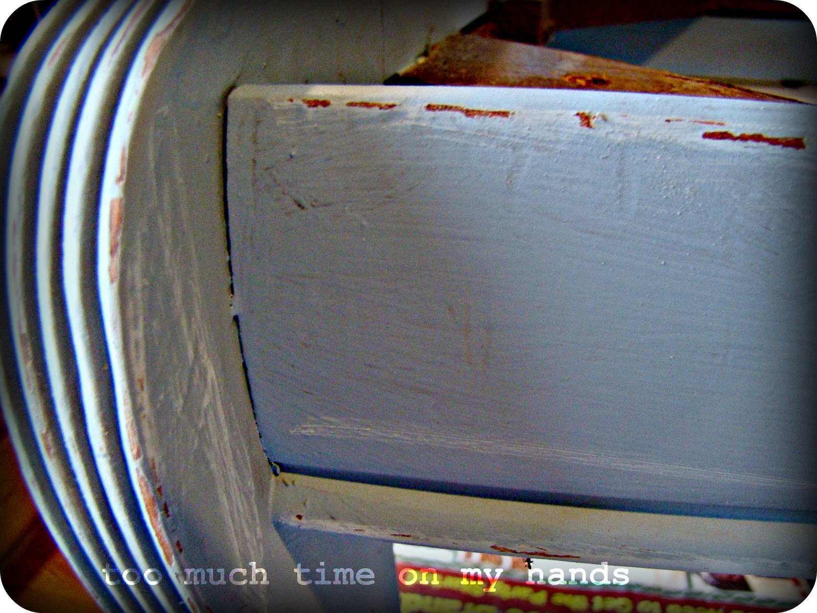 Too Much time on my hands Homemade Chalk Paint Not Bad!!!