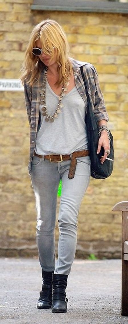 kate moss casual style