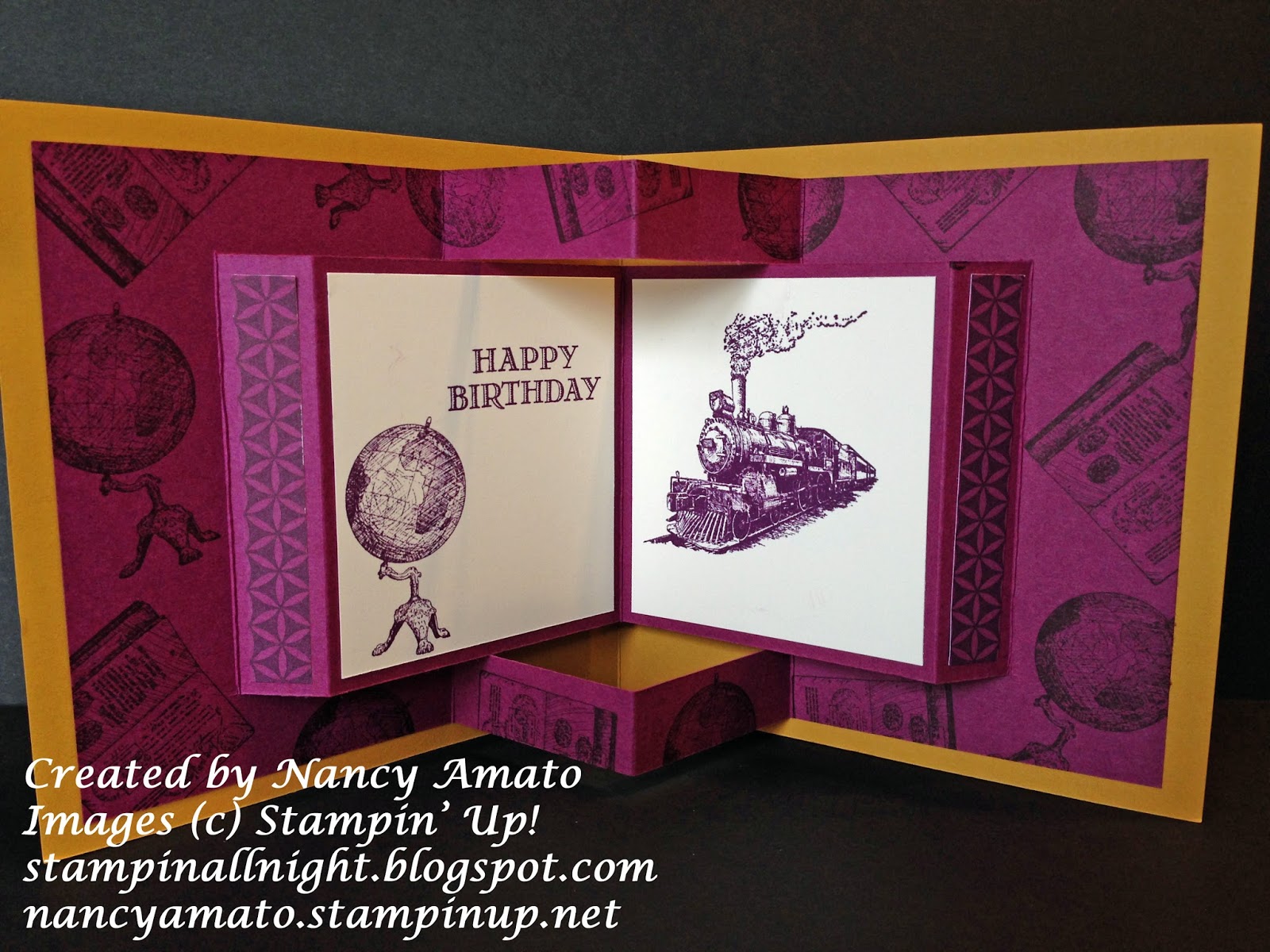 Stampin' All Night RemARKable Stampers Blog Tour Going Places