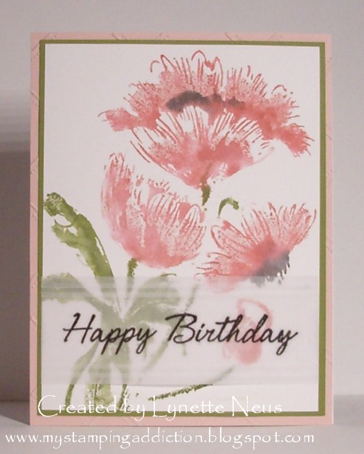 My Stamping Addiction Penny Black Flowers