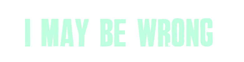 i may be wrong 2