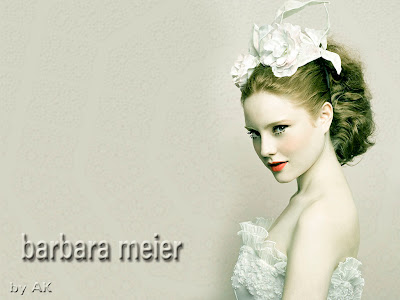 German Fashion Model Barbara Meier Wallpapers
