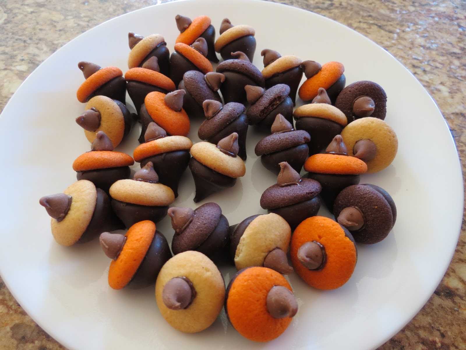 Edible Chocolate Acorns