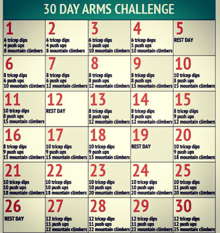 July 2013 Instagram Exercise Challenges Ma Petite Niche