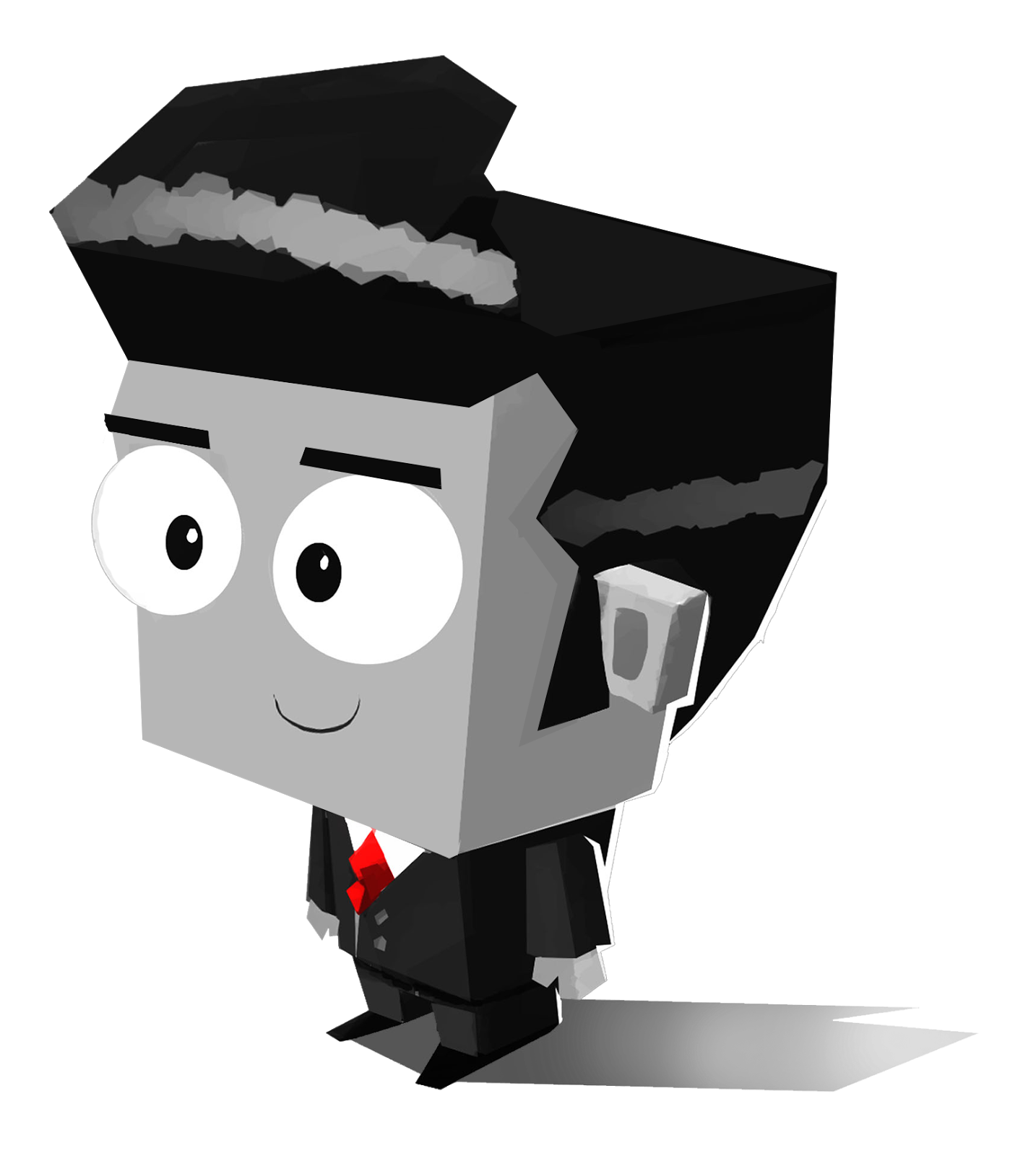 The Art of AnimationGirl SquareHead Character