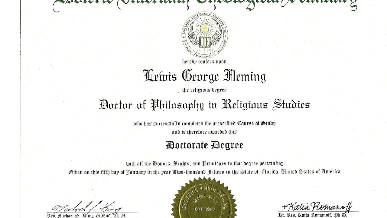 Doctor Of Philosophy In Psychology