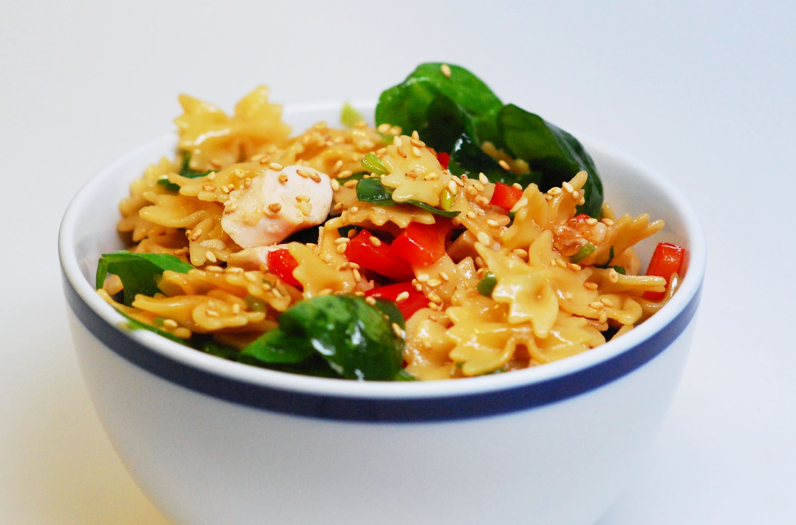 The Sweet Swiper Asian Bowtie Pasta Salad