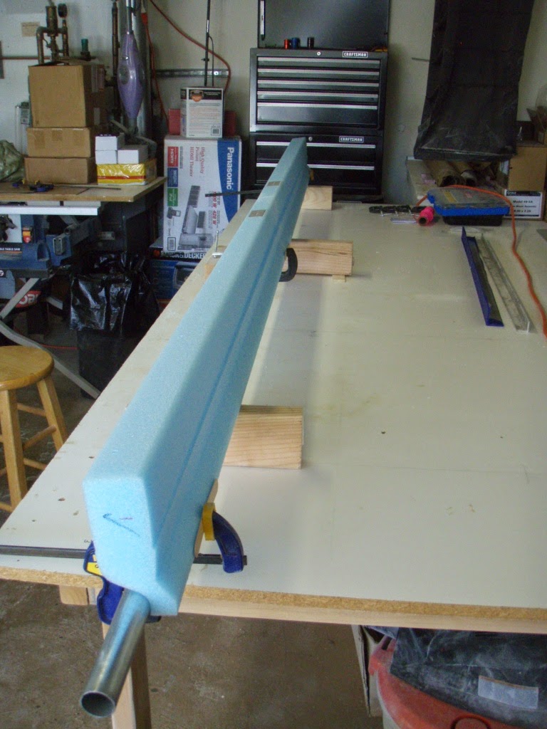 The Long EZ Build Inner cores and shear web layup