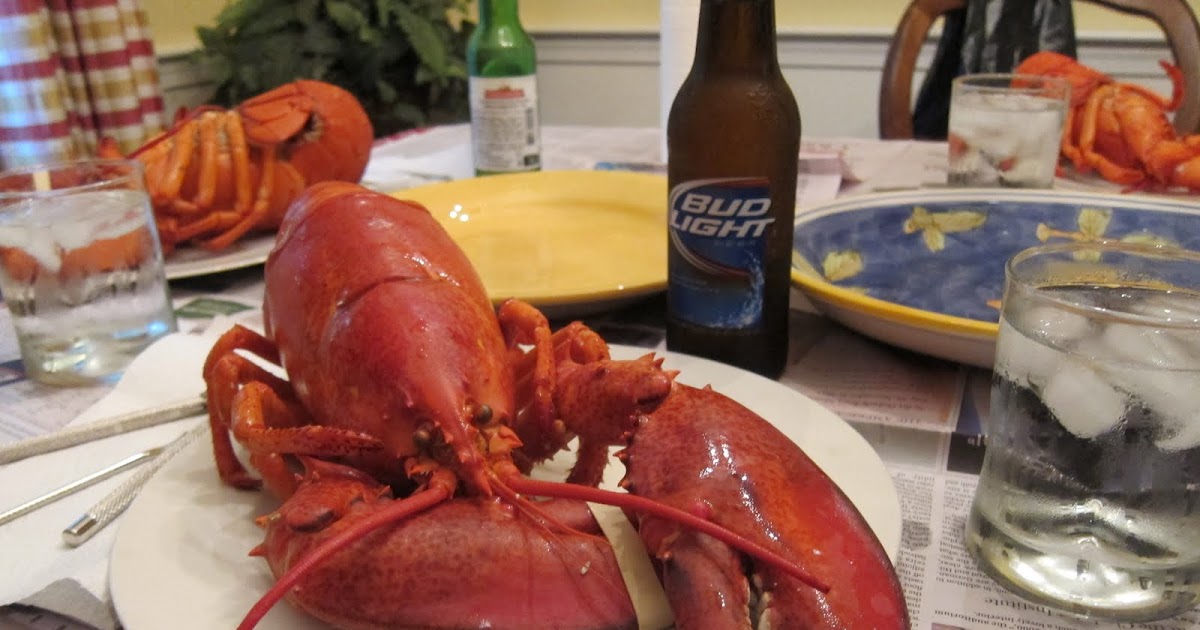 In and Around Town 3 Pound Lobster Dinner at home!