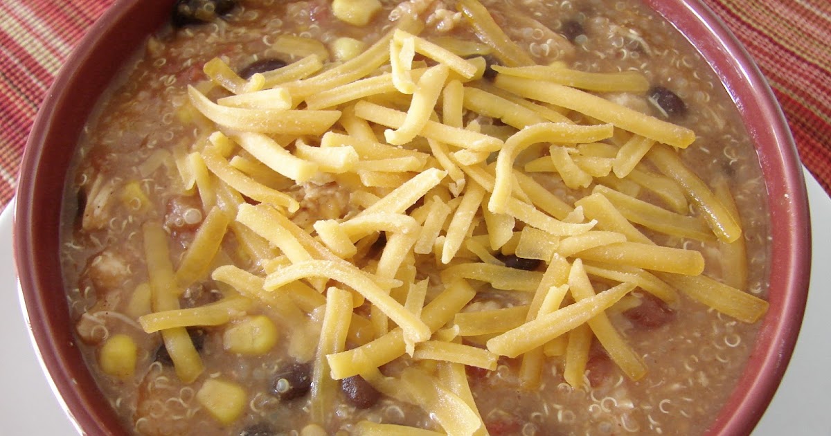 The Royal Cook Slow Cooker Quinoa and Chicken Chili