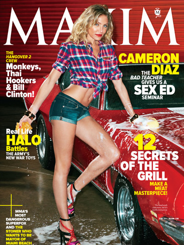 cameron diaz bad teacher maxim. Cameron Diaz is featured in