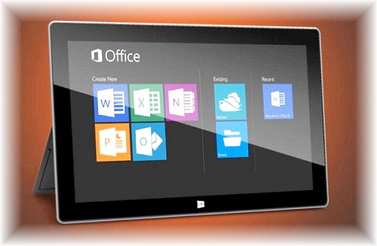 Microsoft Office 2013 Touch Screen