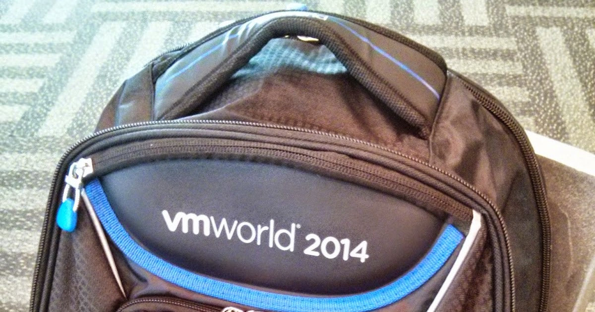 VMware ESXi VMworld 2014 Backpack SWAG