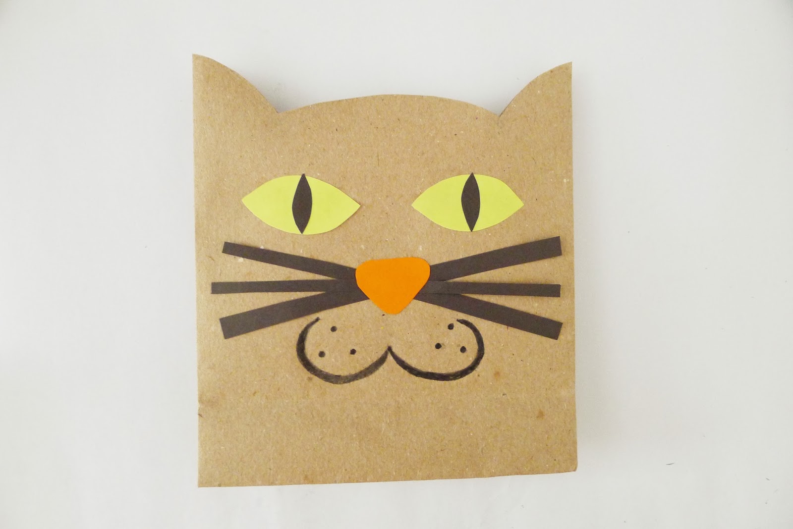 The Pink Doormat Halloween Cat Paper bags