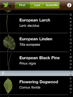 Leafsnap iPhone, plantas, Leafsnap, Google, maryland, iPad, Android, Columbia, celular, App Store