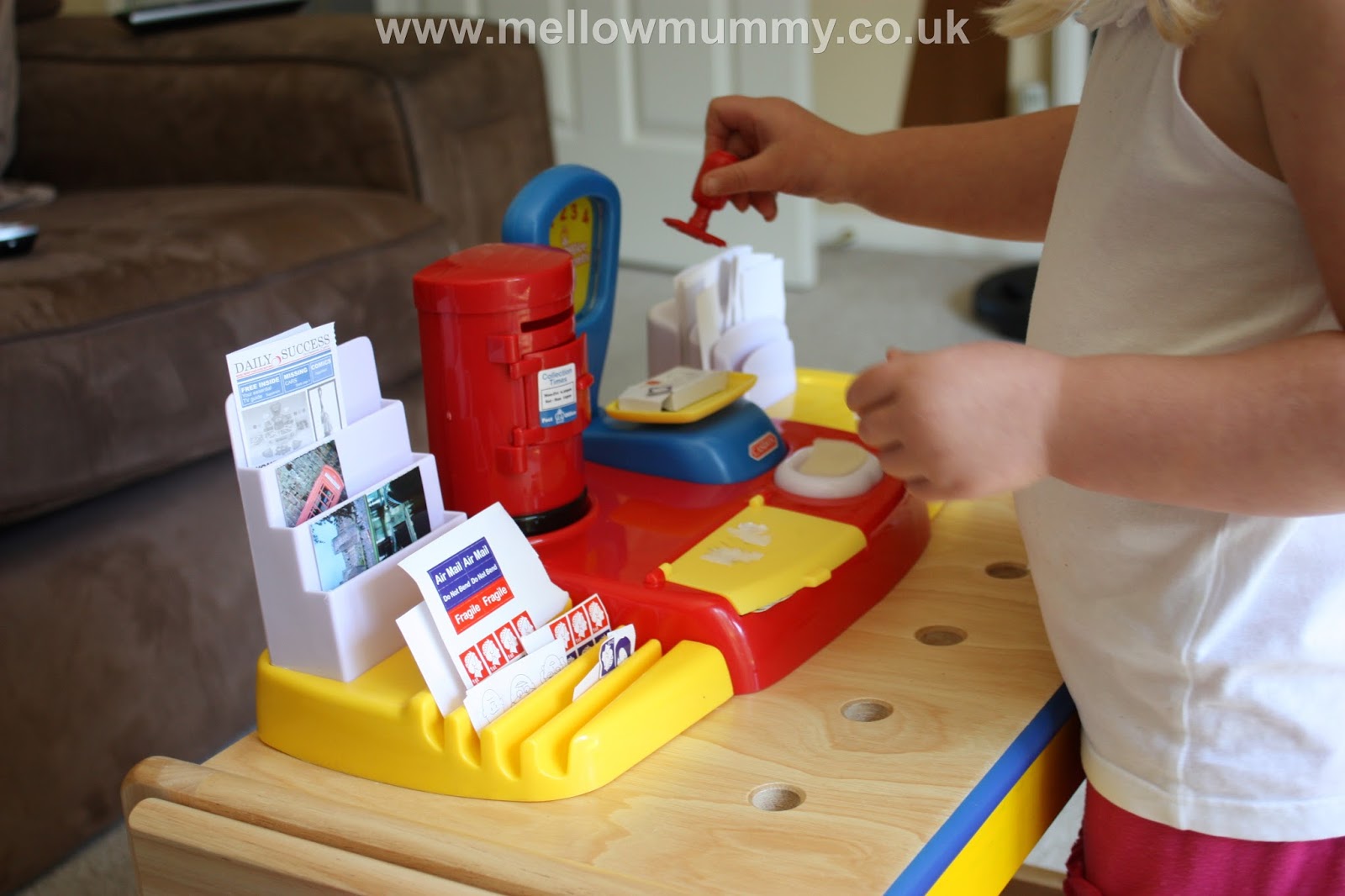 Mellow Mummy Casdon Little Learners Toy Post Office Review Taking