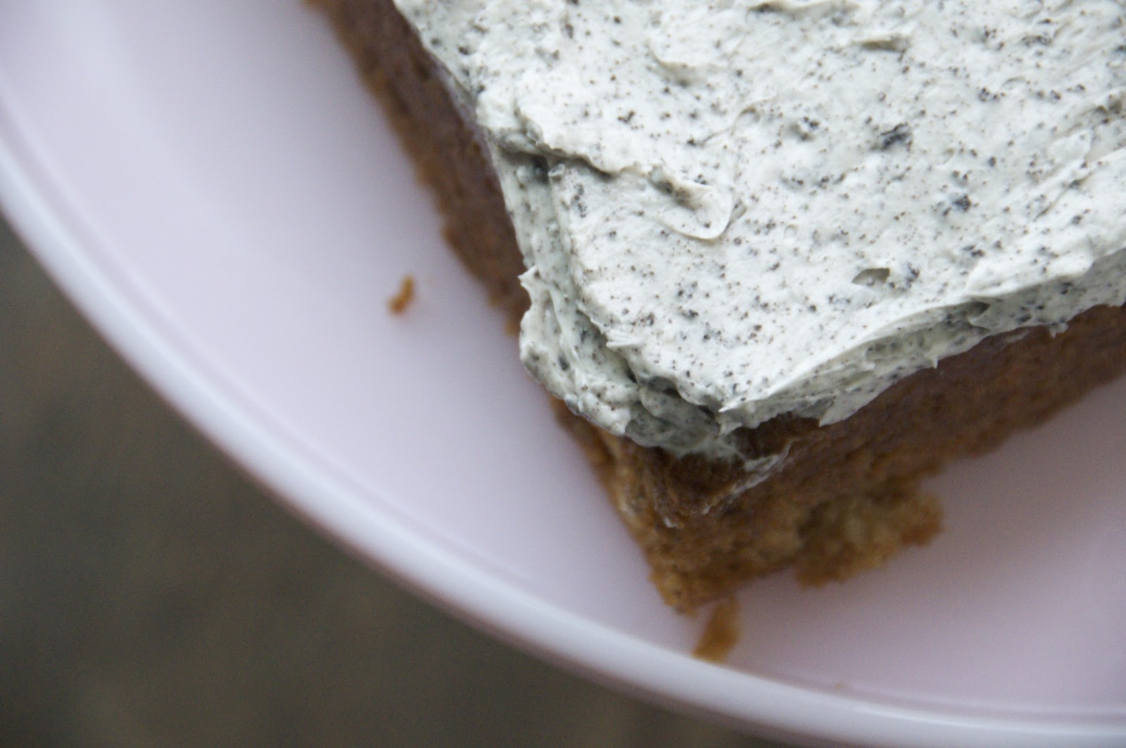 see you in the morning banana cake + oreo swiss meringue buttercream