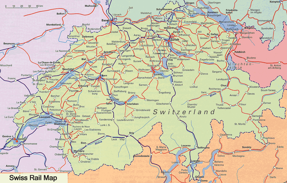 MAPS OF SWITZERLAND