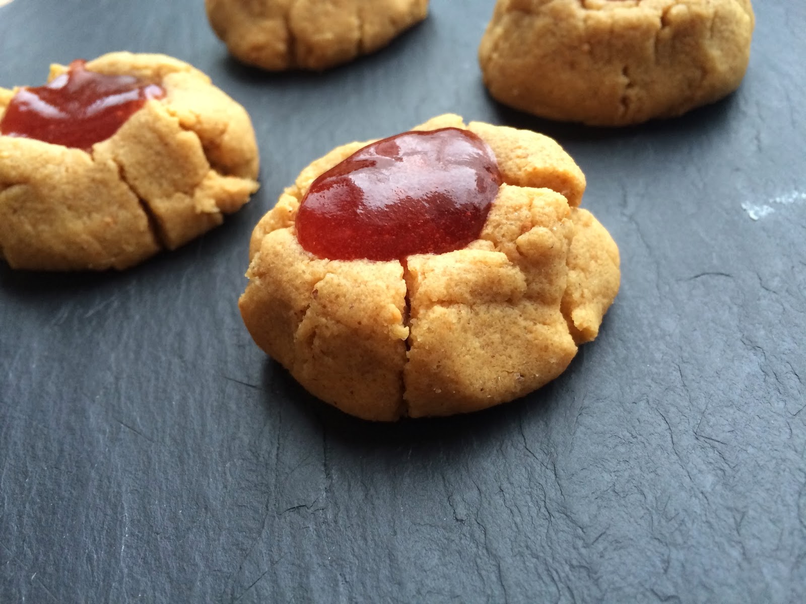 Gluten-Free Peanut Butter and Jelly Cookies