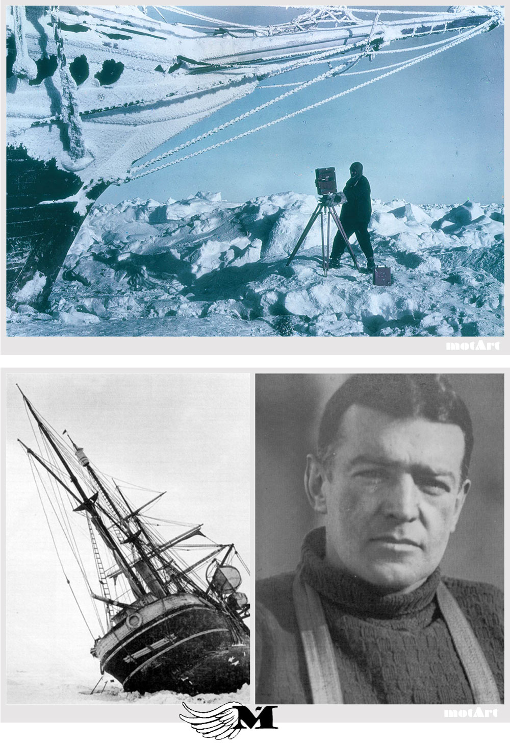 MotArt Sir Ernest Henry Shackleton