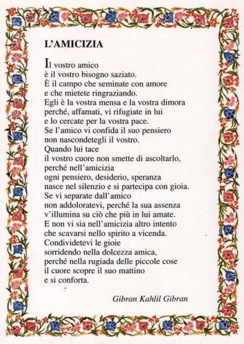 L'Amicizia di Gibran