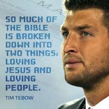 Do You Believe God? Show Me! Tim Tebow