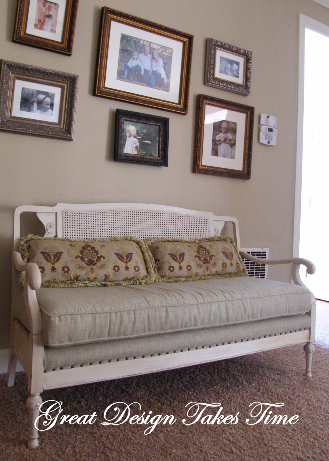 Great Design Takes Time French Settee Makeover