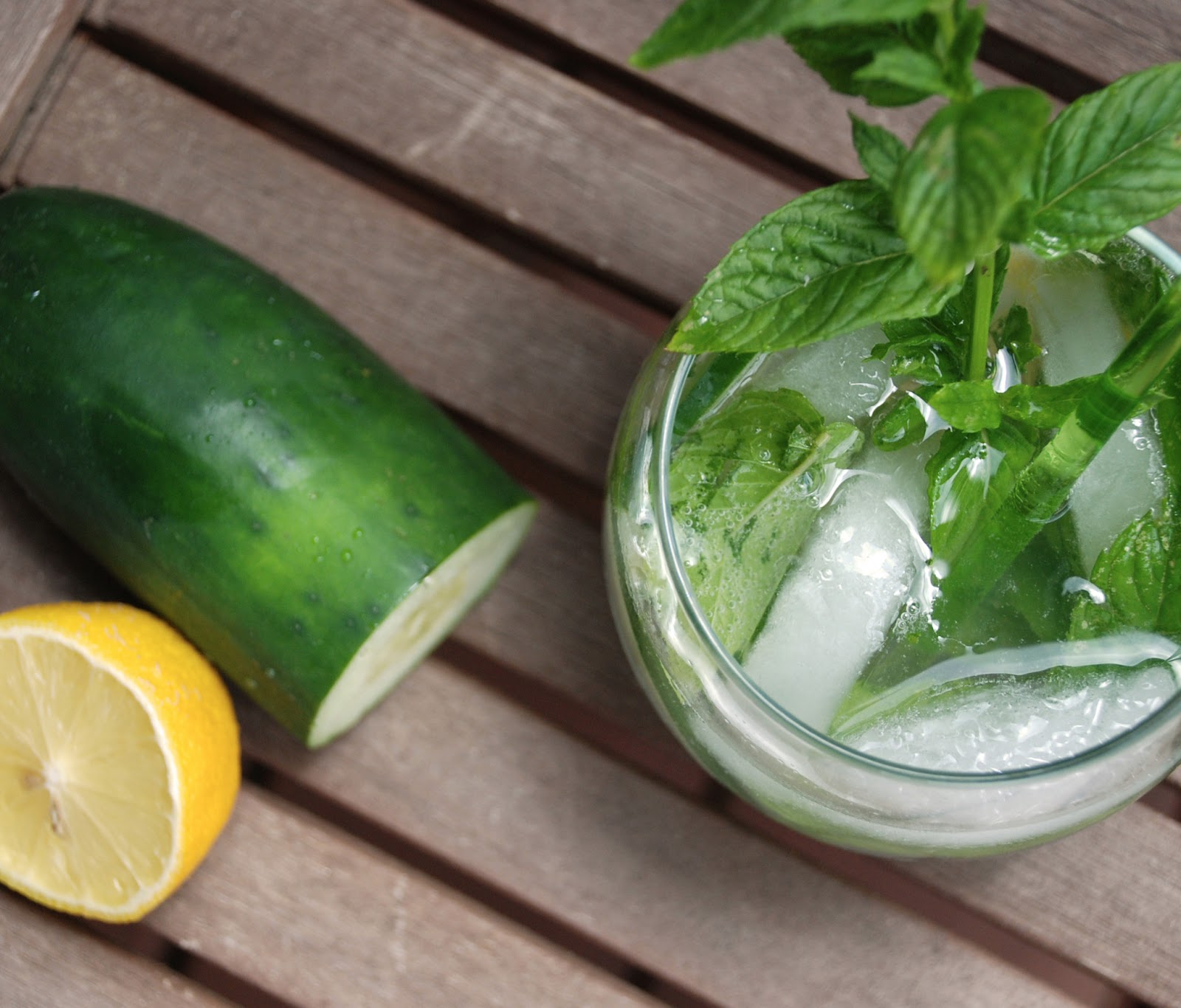 Row House 14 Iced Vodka with Cucumber, Lemon, and Mint Recipe