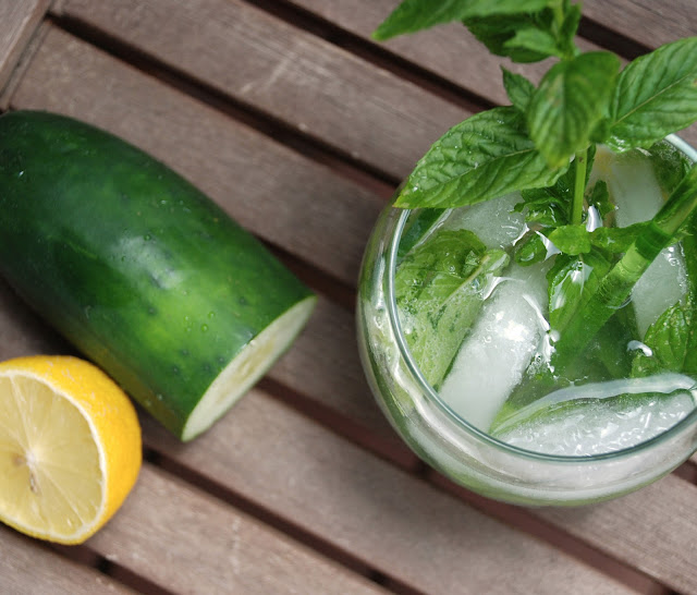 Row House 14 Iced Vodka with Cucumber, Lemon, and Mint Recipe