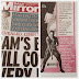 2015-04-16 Print: Notion Magazine in The Daily Mirror with Adam Lambert-UK