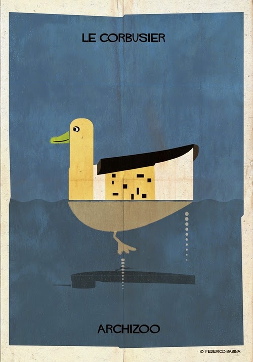 07-Les-Corbusier-Federico-Babina-Archizoo-Connection-Between-Architecture-and-Animals-www-designstack-co