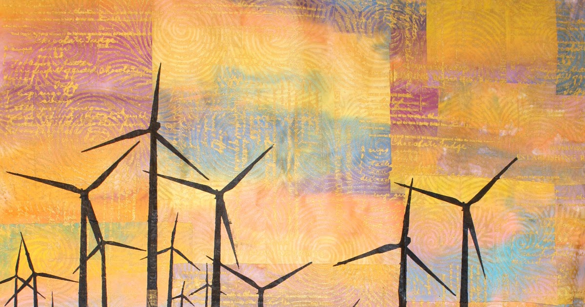 Living and Dyeing Under the Big Sky Full View of Fossil Fuels vs Wind