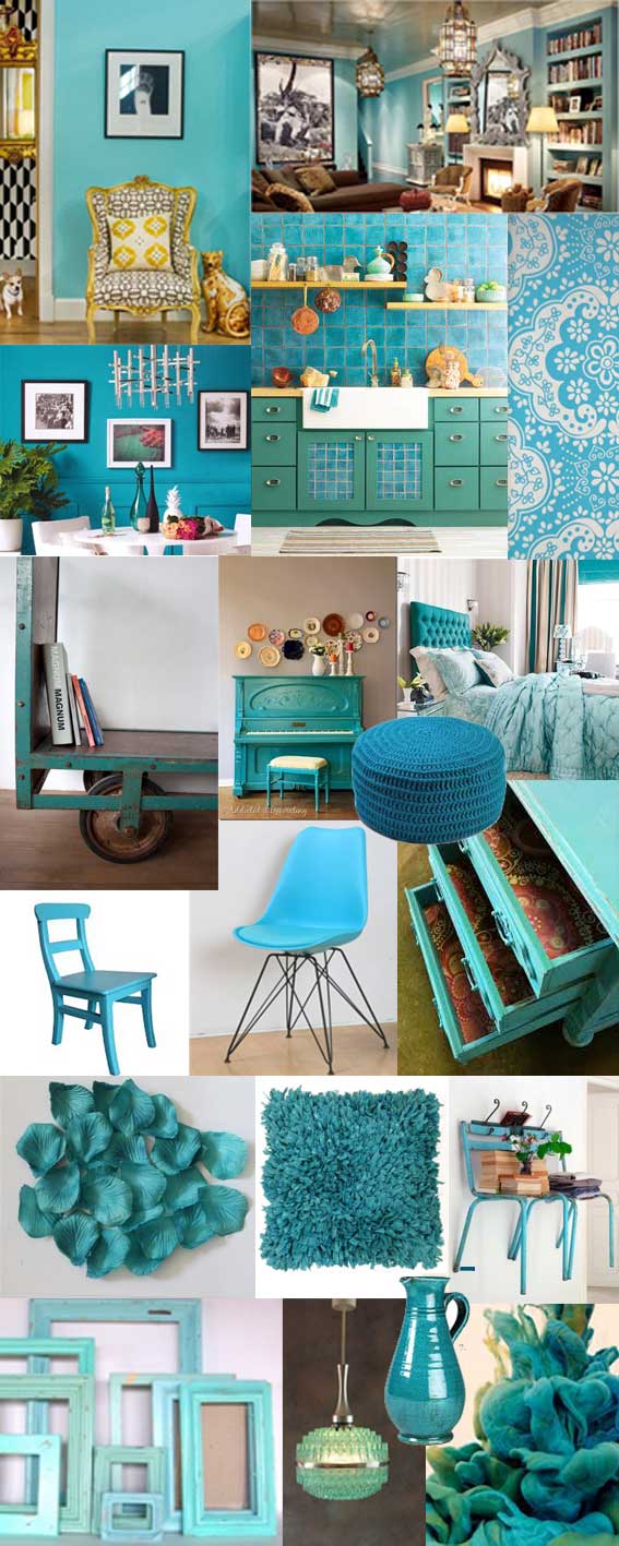 Villaxl: kleur van de maand: turquoise