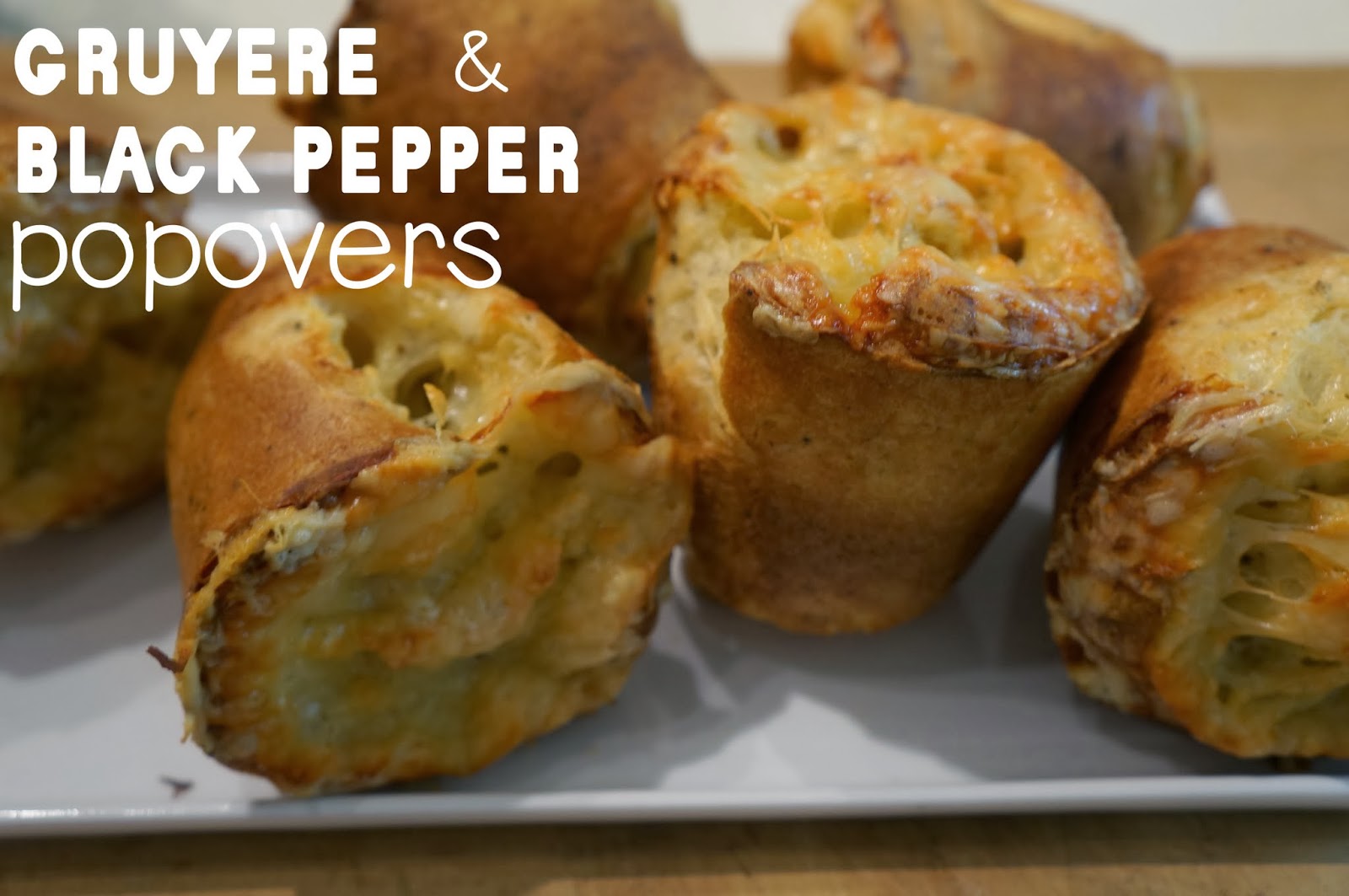 Gruyere & Black Pepper Popovers